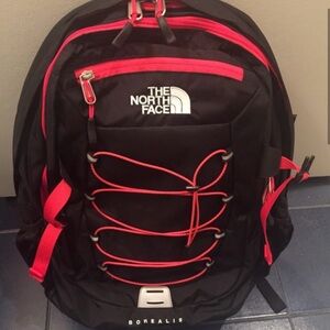 Women’s Borealis red and black backpack
